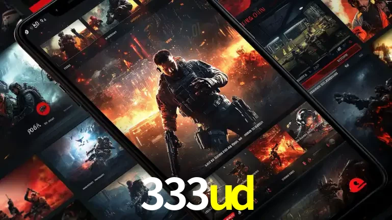 Tela de um celular exibindo uma galeria de jogos de tiro com temática militar, mostrando a variedade de e-sports disponíveis para apostas na plataforma de entretenimento 333ud.